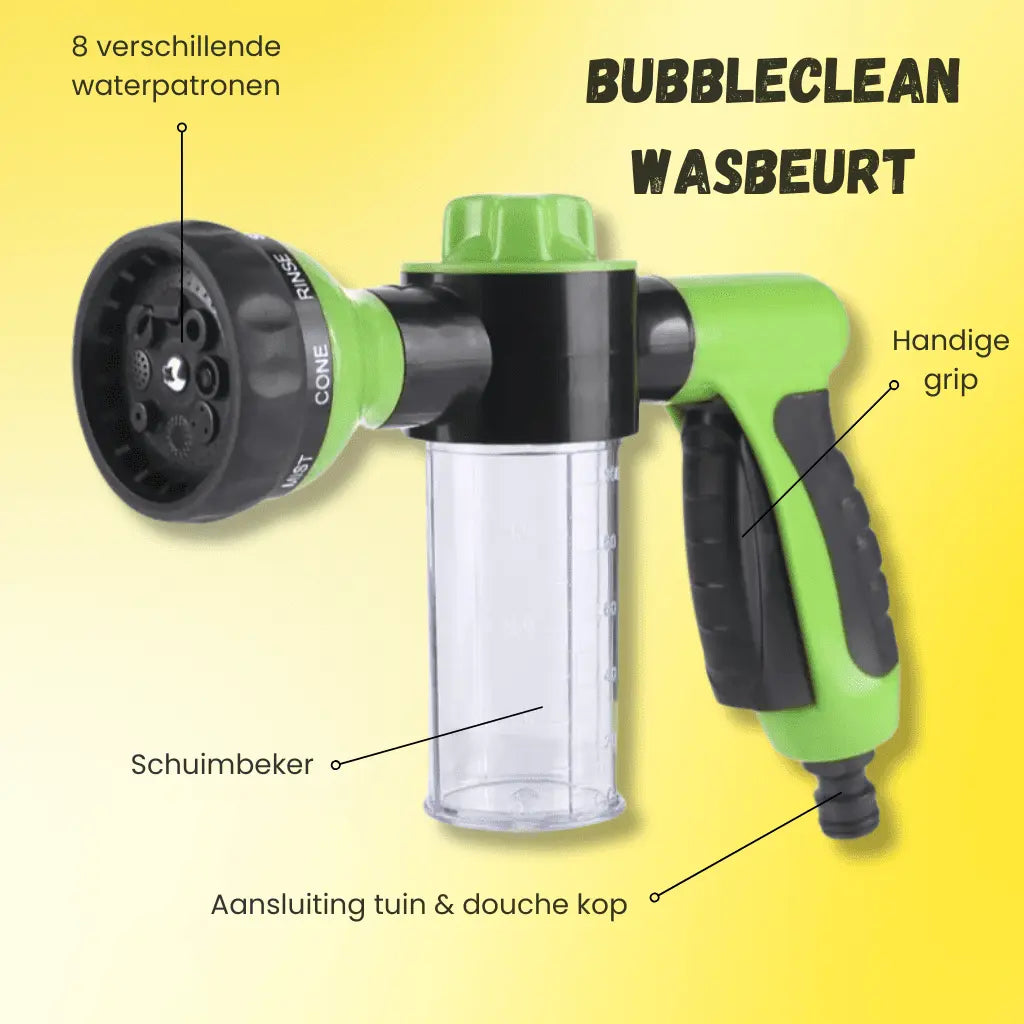 Bubbleclean Sproeikop Voor Wassen Hond Kat Of Auto