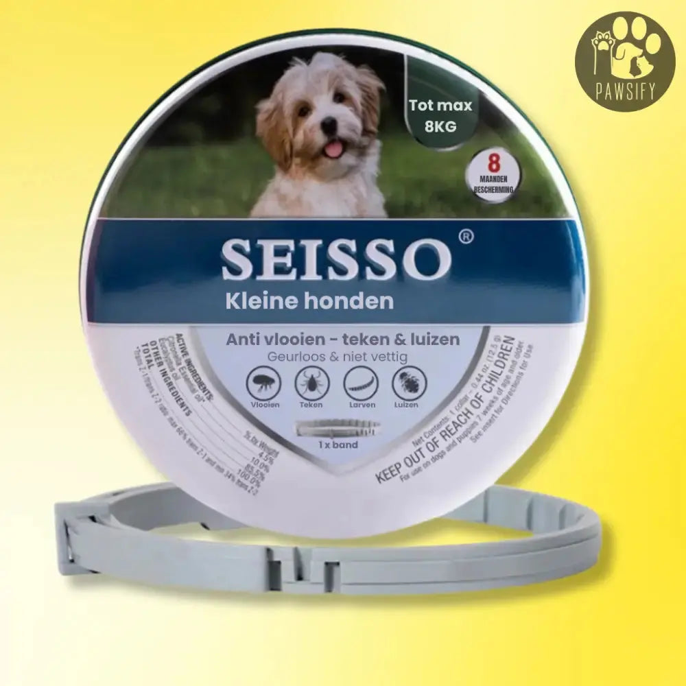 Fleaguard Anti-Teek & Vlooienband [𝟭 + 𝟭 𝗚𝗥𝗔𝗧𝗜𝗦]  voor kleine honden tot maximum 8kg