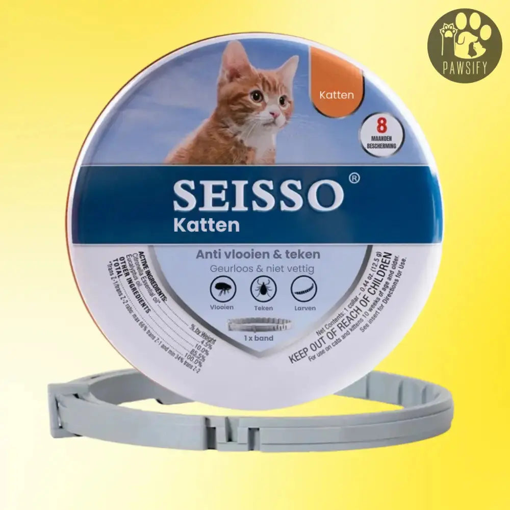 Fleaguard Anti-Teek & Vlooienband [𝟭 + 𝟭 𝗚𝗥𝗔𝗧𝗜𝗦] voor katten